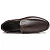Mens Genuine Leather Soft Insole Casual Business Slip On Loafers