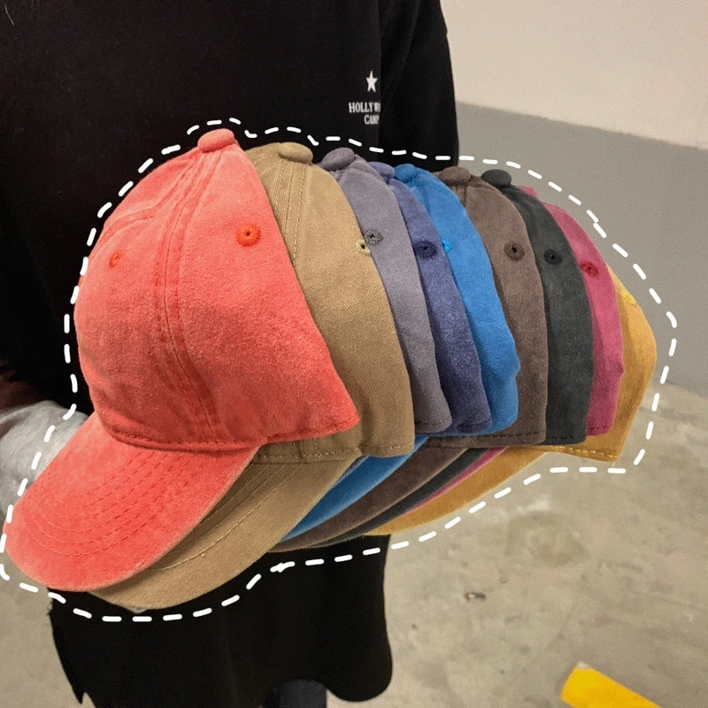 Baseball Caps Sun Hats Summer Cap Washed Cotton Baseball Hat For Men And Women