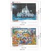 （2-Pack)Disney-Full Round Diamond Painting 40*30cm