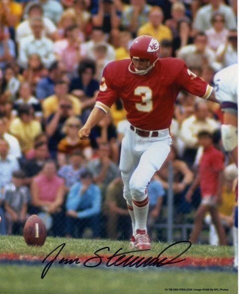 Jan Stenerud Kansas City Chiefs HOF Autographed Signed 8x10 Photo Poster painting CFS