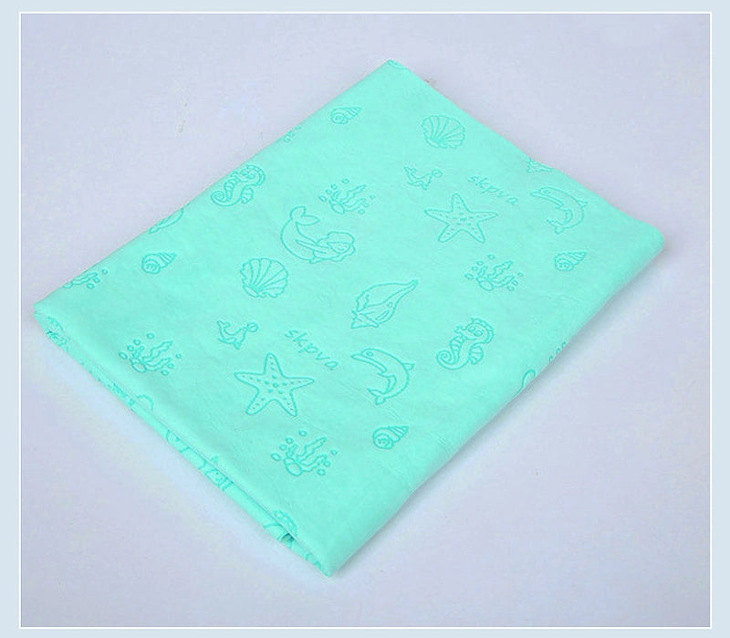 Pet Towel Bag Embossed Multifunctional Deerskin Towel Pet Special Bath Absorbent Towel Dry Hair Towel