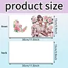 6Pcs Diamond Painting Pink Rose Lady Greeting Card Set with Envelopes for Birthdays Thanksgiving & Special Occasion