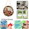 Diamond Art Kit Christmas Sweet Wreath Window Ornament 9.45x9.45in