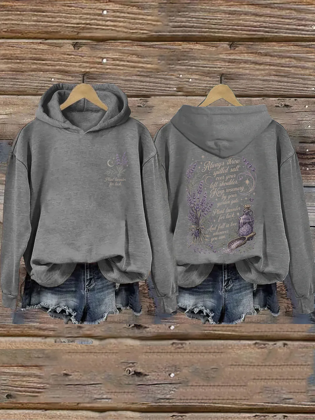 Plant Lavender For Luck Hoodie