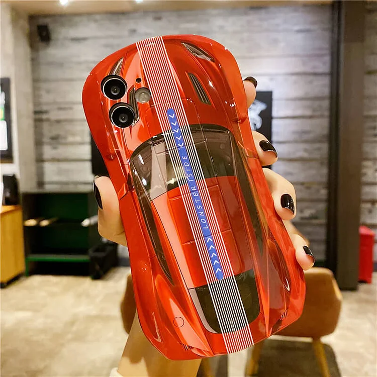 2023 Creative Personality Sports Car Pattern Case For iPhone