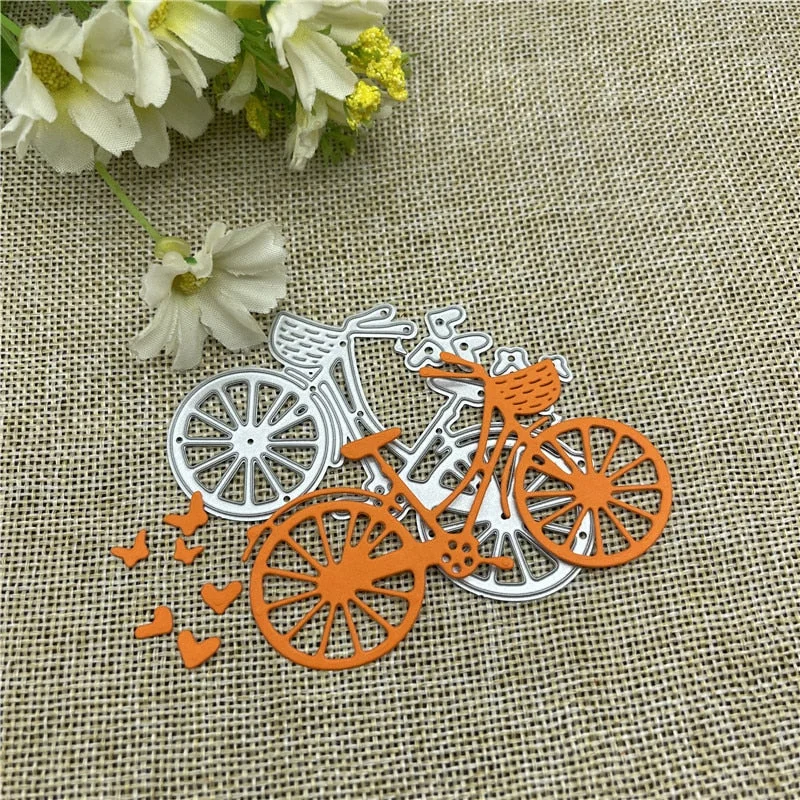 Metal Steel Bicycle Embossing Dies Cut Stencils DIY Scrapbooking Decorative Cutting Machine