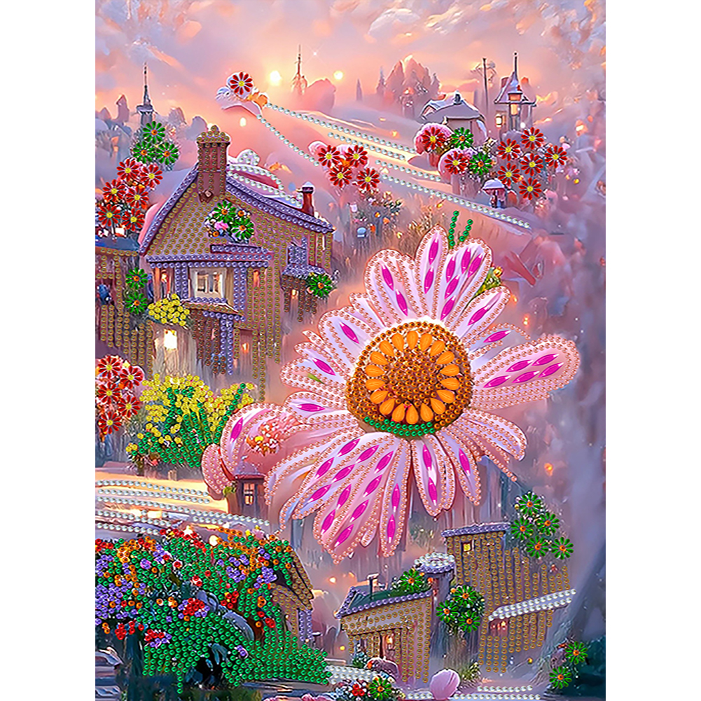 

Daisy - Special Shaped Diamond Painting - 30*40CM, 501 Original