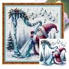 (Multi-Style) Christmas-11CT Stamped Cross Stitch 40*40cm/15.75*15.75in