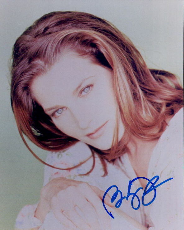 Bridget Fonda in-person signed 8x10 Photo Poster painting