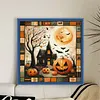 Patchwork Pumpkin House-11CT Stamped Cross Stitch 45*45cm/17.72*17.72in tapestrymarket