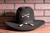 Vintage Leather US Cavalry Hat