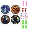 Promotion 4Pcs/set Diamond Painting-DIY Full Round Drill Halloween(30*30 CM)