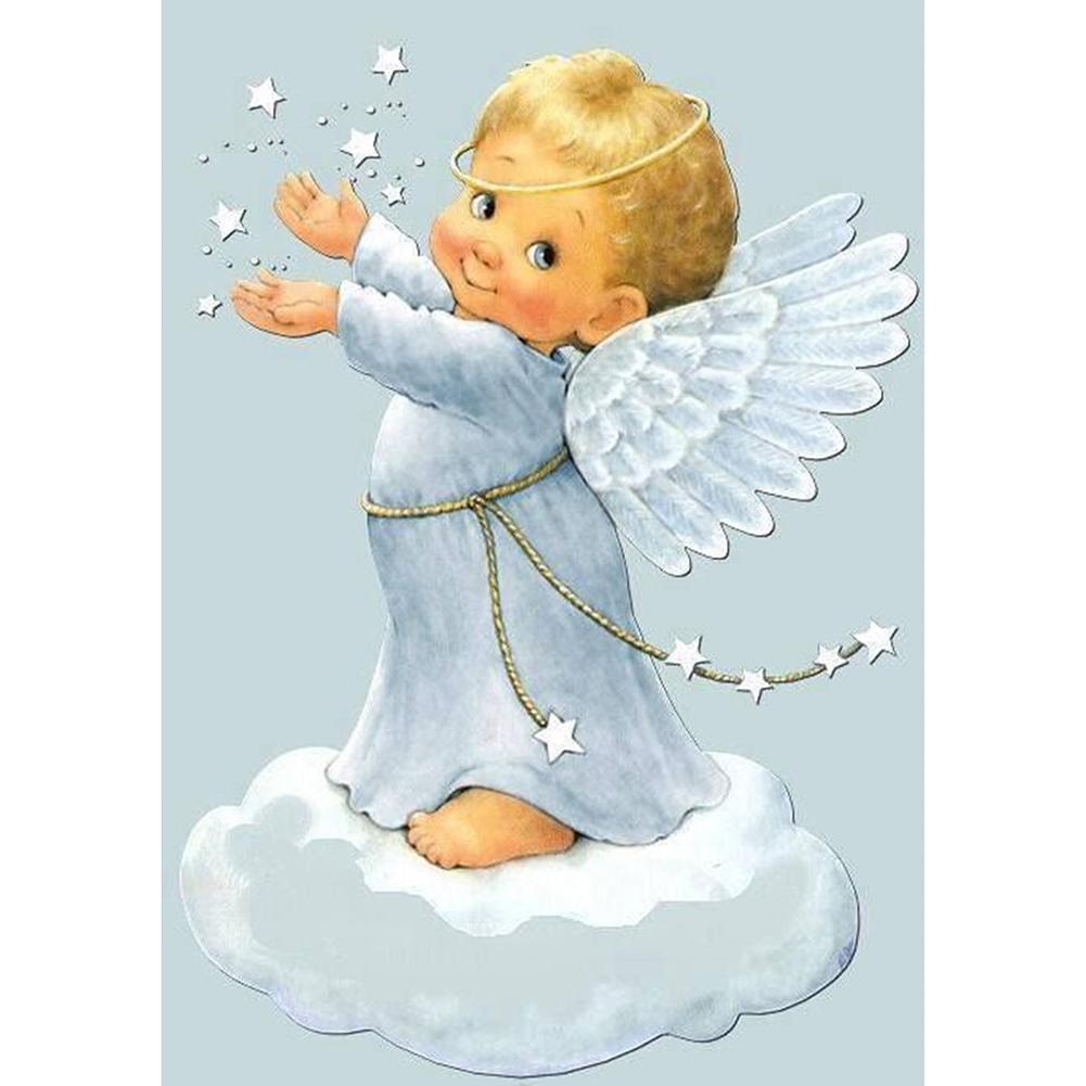 

30*40CM - Angel - Round Drill Diamond Painting, 501 Original