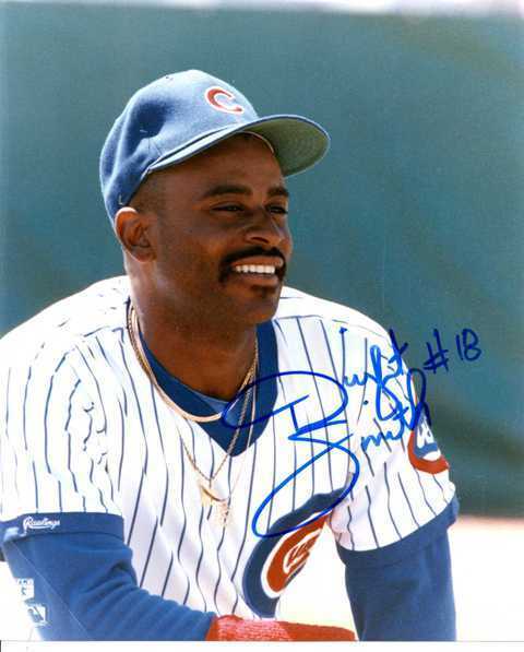 Dwight Smith Chicago Cubs Autographed Signed 8x10 Photo Poster painting CFS COA