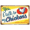 Chicken - Metal Tin Signs(8*12Inch/12*16Inch) - Animal
