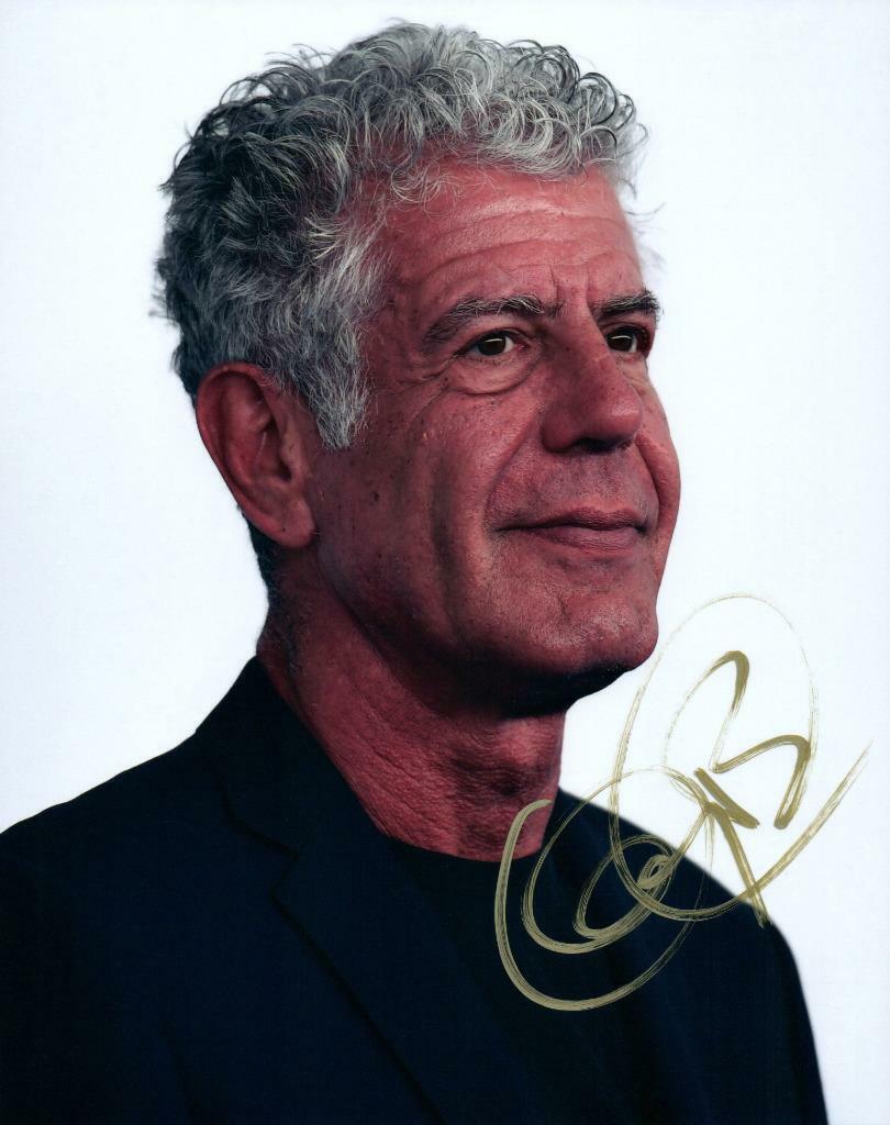 Anthony Bourdain Autographed 8x10 Photo Poster painting signed Picture + COA