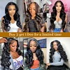Brazilian Lace Front Human Hair Wigs 13x6 Body Wave Hd Lace Wig 360 Full Lace Wig Pre Plucked Transparent Lace Frontal Wig