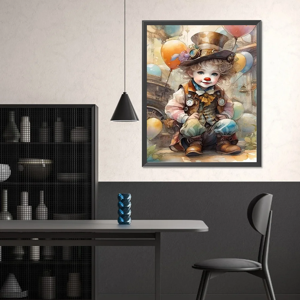 Diamond Painting - Full Square Drill - Clown(Canvas|40*50cm)