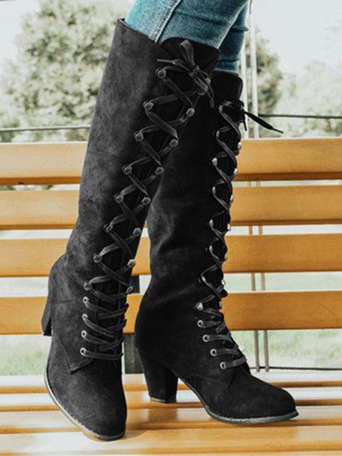 Simple Suede Martin Combat Boots