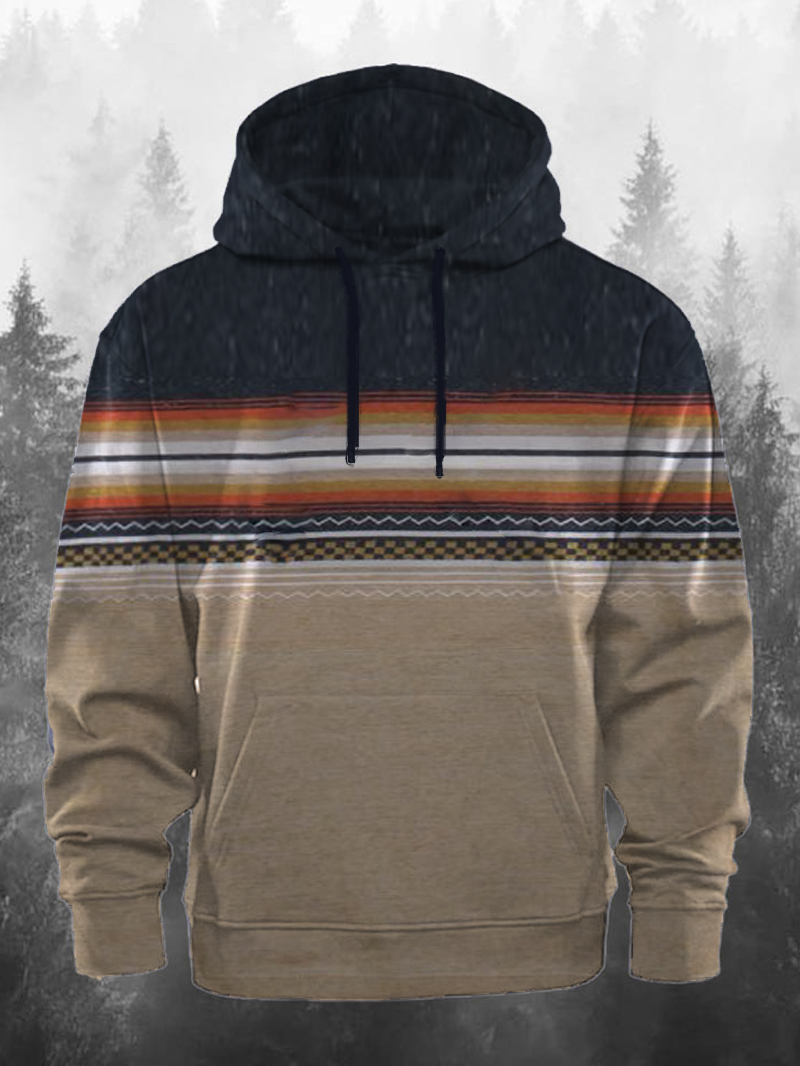 Men's Vintage Stripes Hoodie