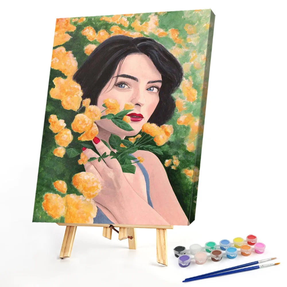 Short Hair Woman - Paint By Numbers(40*50CM)