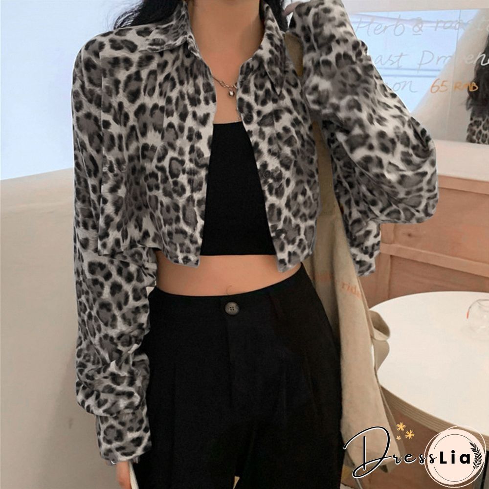 Striped Streetwear Korean Fashion Cropped Jackets Autumn Long Sleeve Turn Down Collar Bomber Jacket Womens Outwear