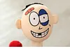 The villain screams after being beaten, a stress-relieving artifact, a stress-relieving toy