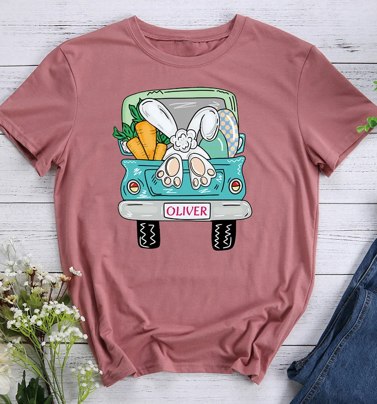 ANB - Easter bunny truck T-shirt Tee -013293