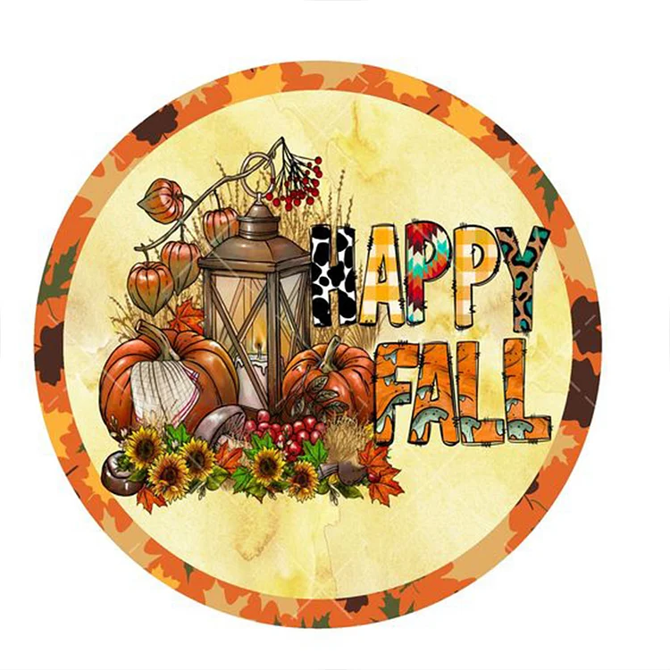 Autumn Squash 30*30CM(Canvas) Full Round Drill Diamond Painting gbfke