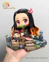 Hugging Baby Series Nezuko Kamado & Tanjiro Kamado - Demon Slayer: Kimetsu No Yaiba Resin Statue - FWS-Studio