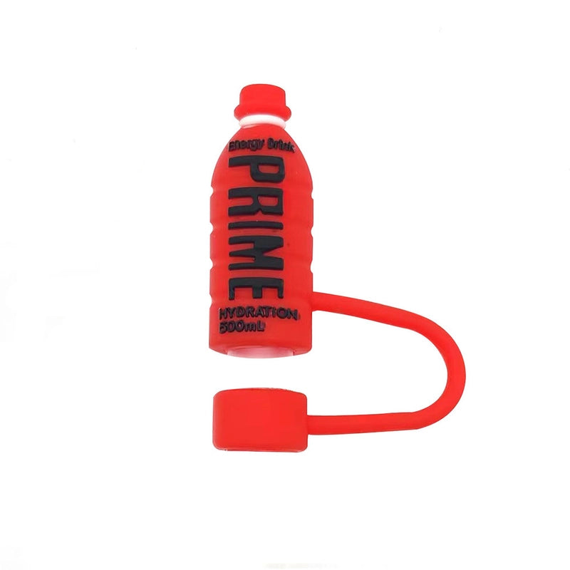 Cute Beverage Bottle PVC Straw Decorative Cap 1 Piece