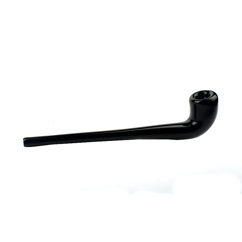 8.2" long balck sherlock hand pipe