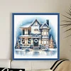 Christmas Cottage-11CT Counted Cross Stitch 50*50cm/19.69*19.69in