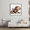 Sleeping Puppy-11CT Stamped Cross Stitch 40*40cm/15.75*15.75in