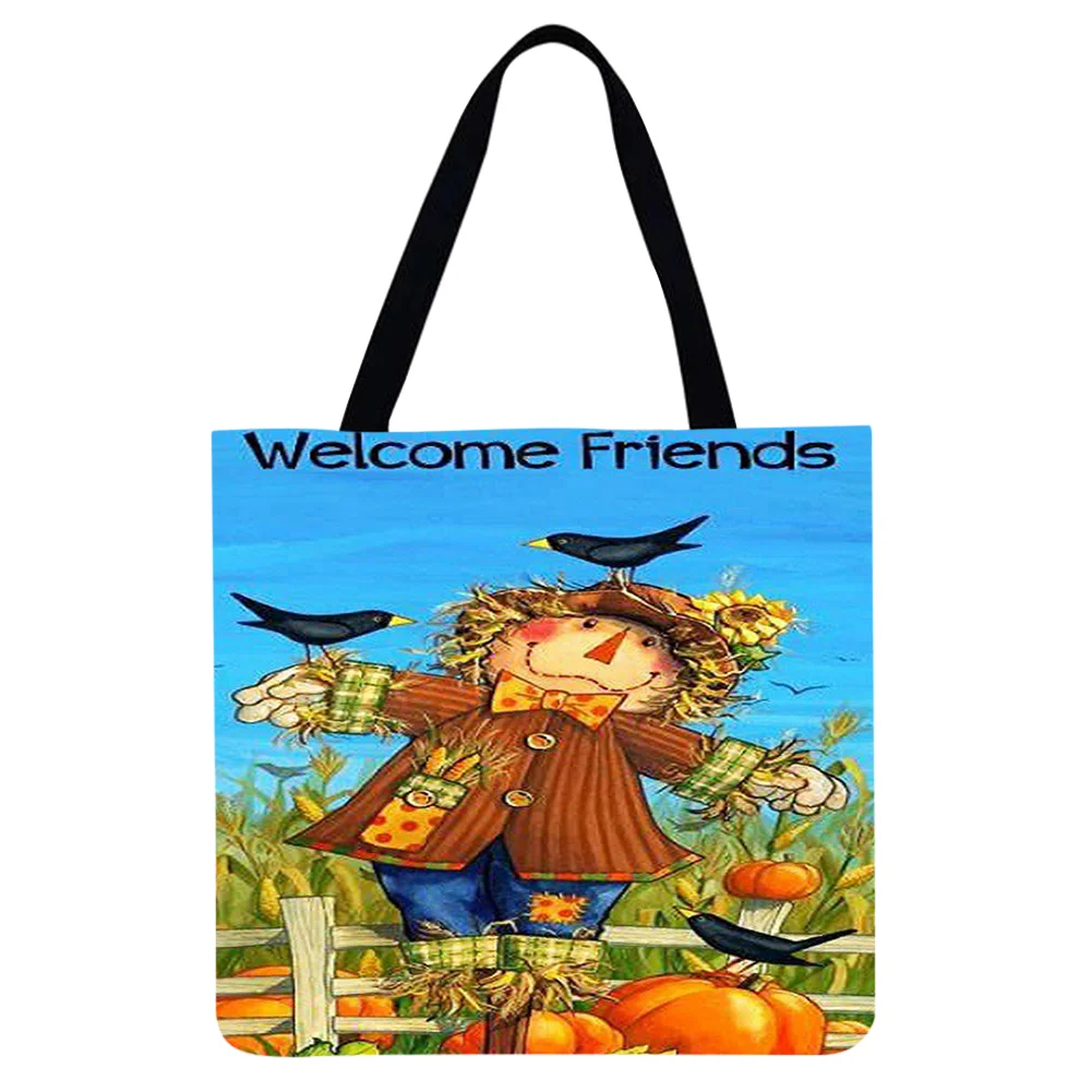 Linen Tote Bag - Autumn