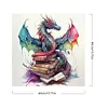 Flying Dragon In Book-Paint by Numbers Acrylic Painting 40*40CM(Watercolor)(HOT)