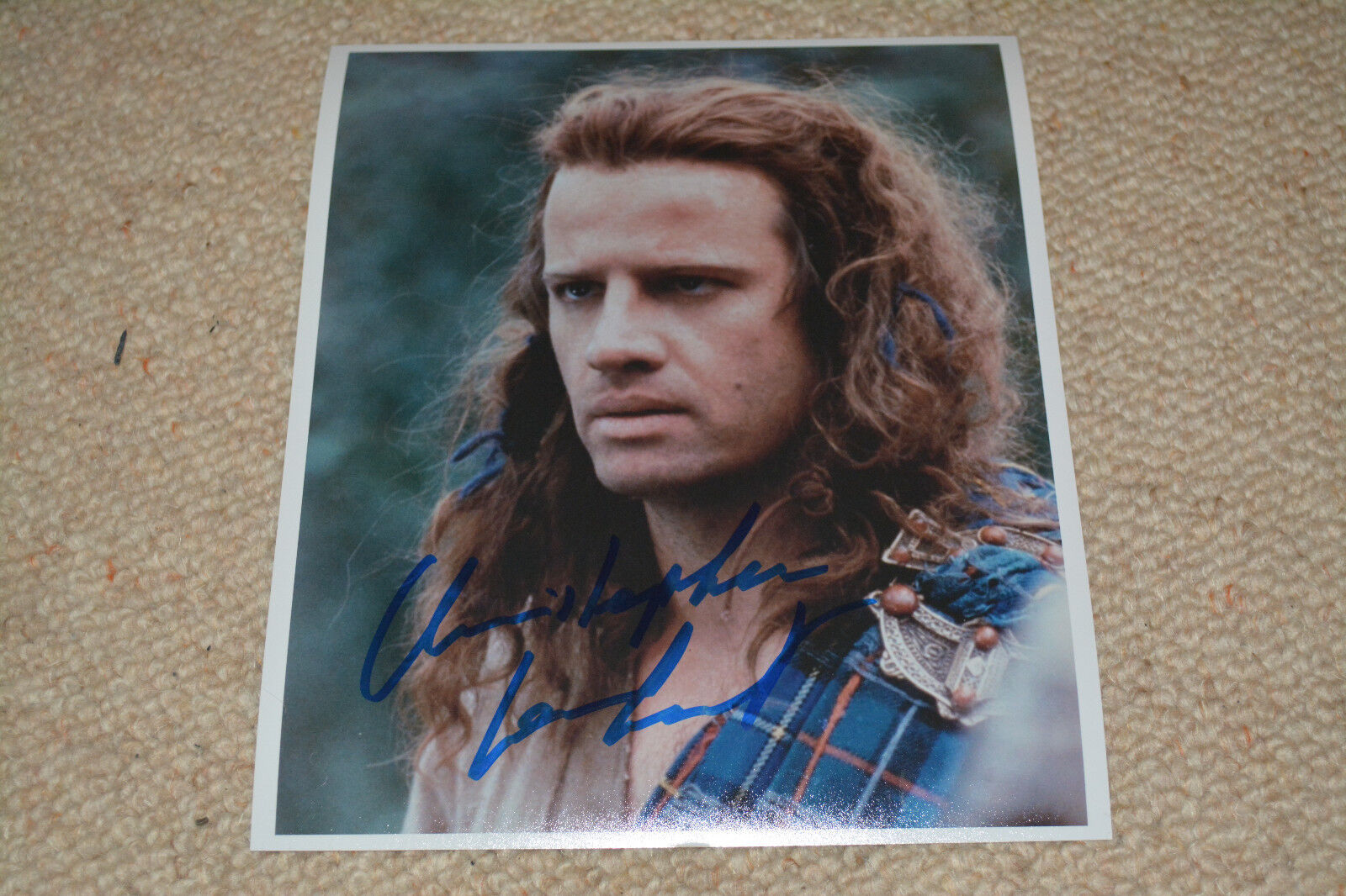 CHRISTOPHER LAMBERT signed autograph In Person 8x10 20x25 cm HIGHLANDER