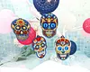 4pcs DIY Skull Full Drill Special Shaped Diamond Painting Keychains Gifts
