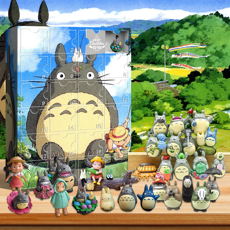 My Neighbor Totoro Advent Calendar -- The One With 24 Little Doors