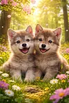 Luxury AB Velvet Diamond Painting Kit - Puppy