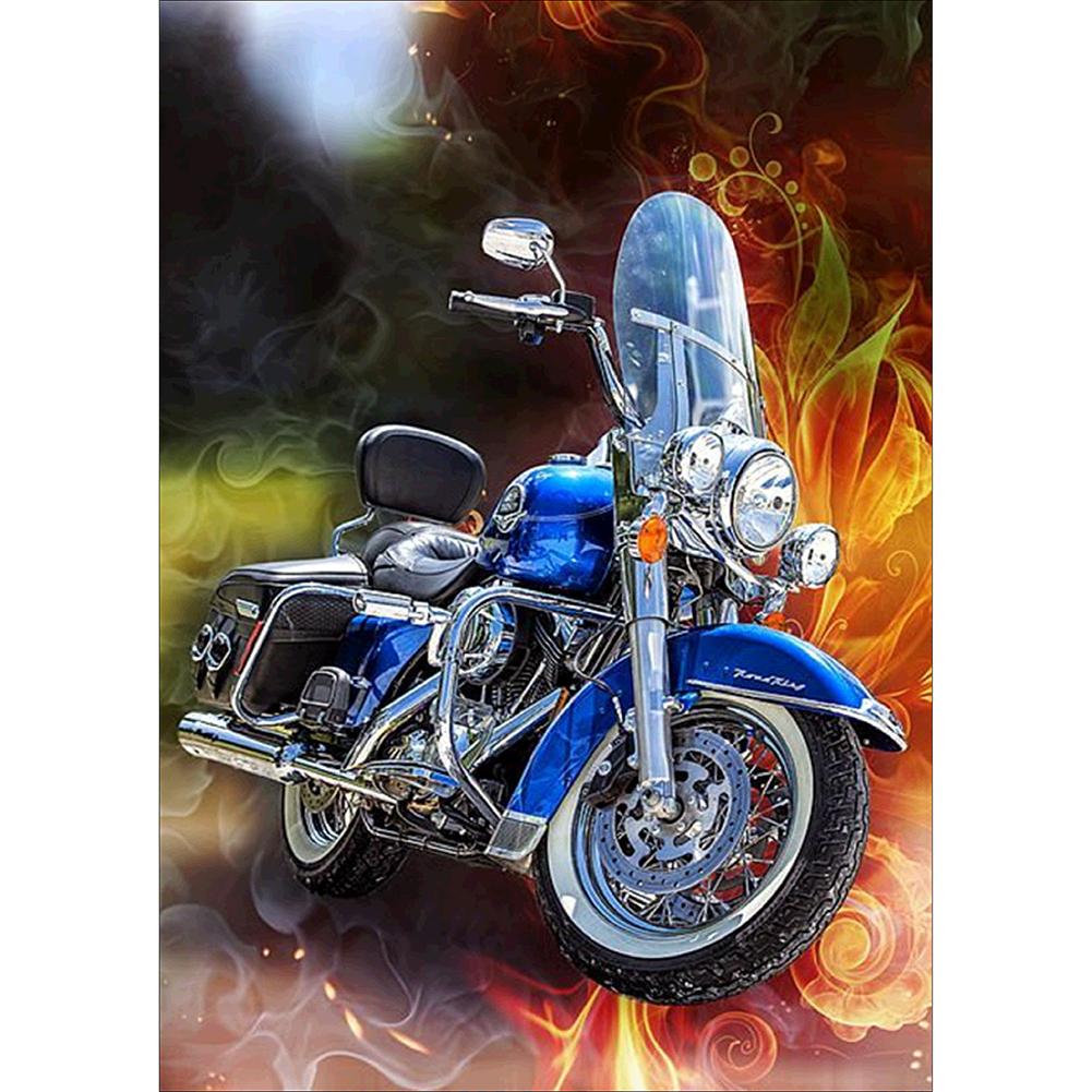 

30*40CM - Motorcycle - Round Drill Diamond Painting, 501 Original