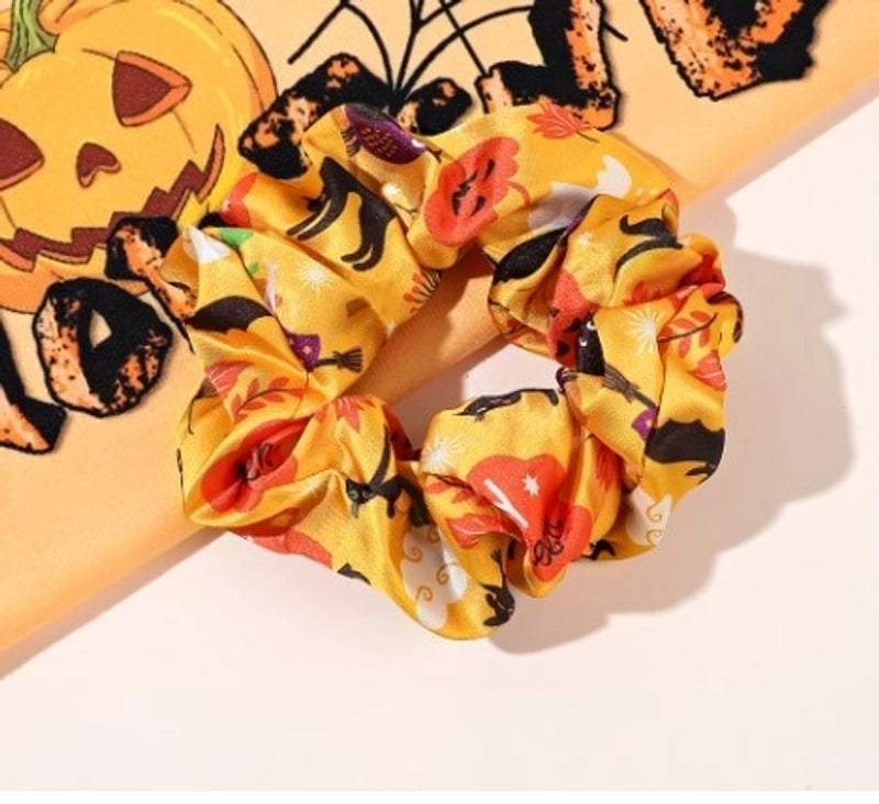 Halloween Funny Women's Pumpkin Hair Tie