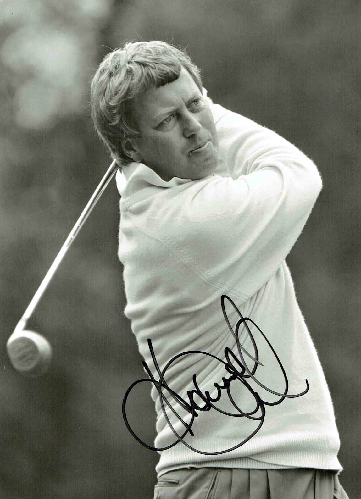 Howard CLARK SIGNED Autograph Photo Poster painting AFTAL COA Ryder Cup Golf Winner