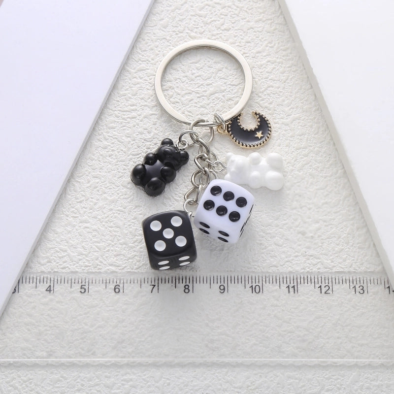Cute Bear Resin Keychain