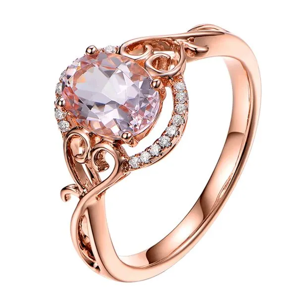 Natural Aquamarine Diamond Couple Blessing Ring
