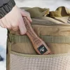 2Pcs Sapele Outdoor Grill Pan Handle Camping Anti-Scalding Barbecue Pan Handle