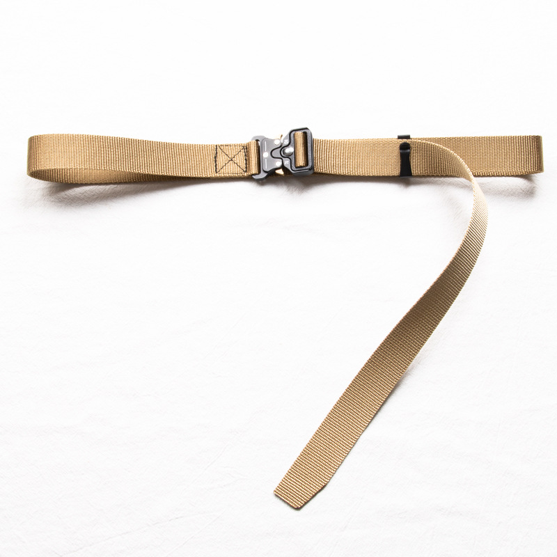 Buckle canvas belt buckle outdoor military training nylon tactical belt / TECHWEAR CLUB / Techwear