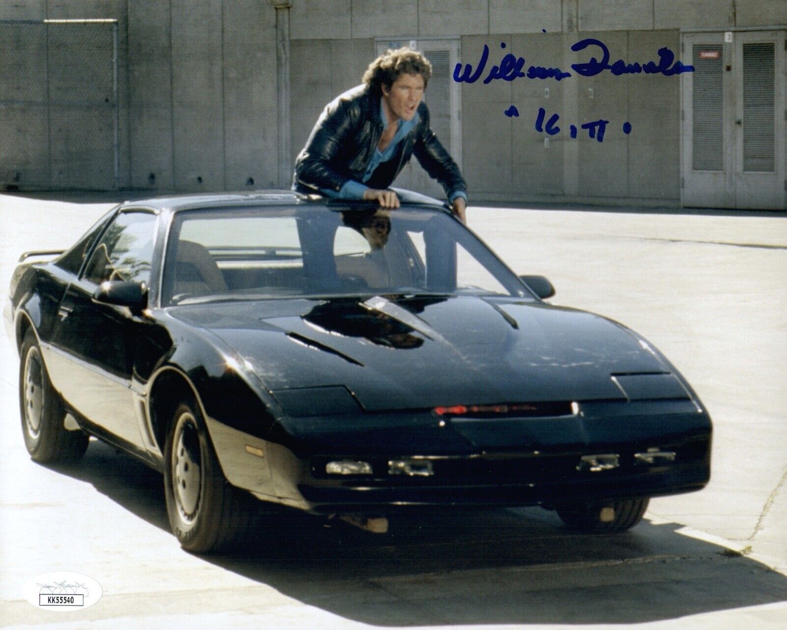 William Daniels Signed KITT Knight Rider 8x10 Photo Poster painting Autograph JSA COA Cert