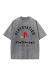PlayStation Print Crew Neck Unisex T-shirt by Inlyline