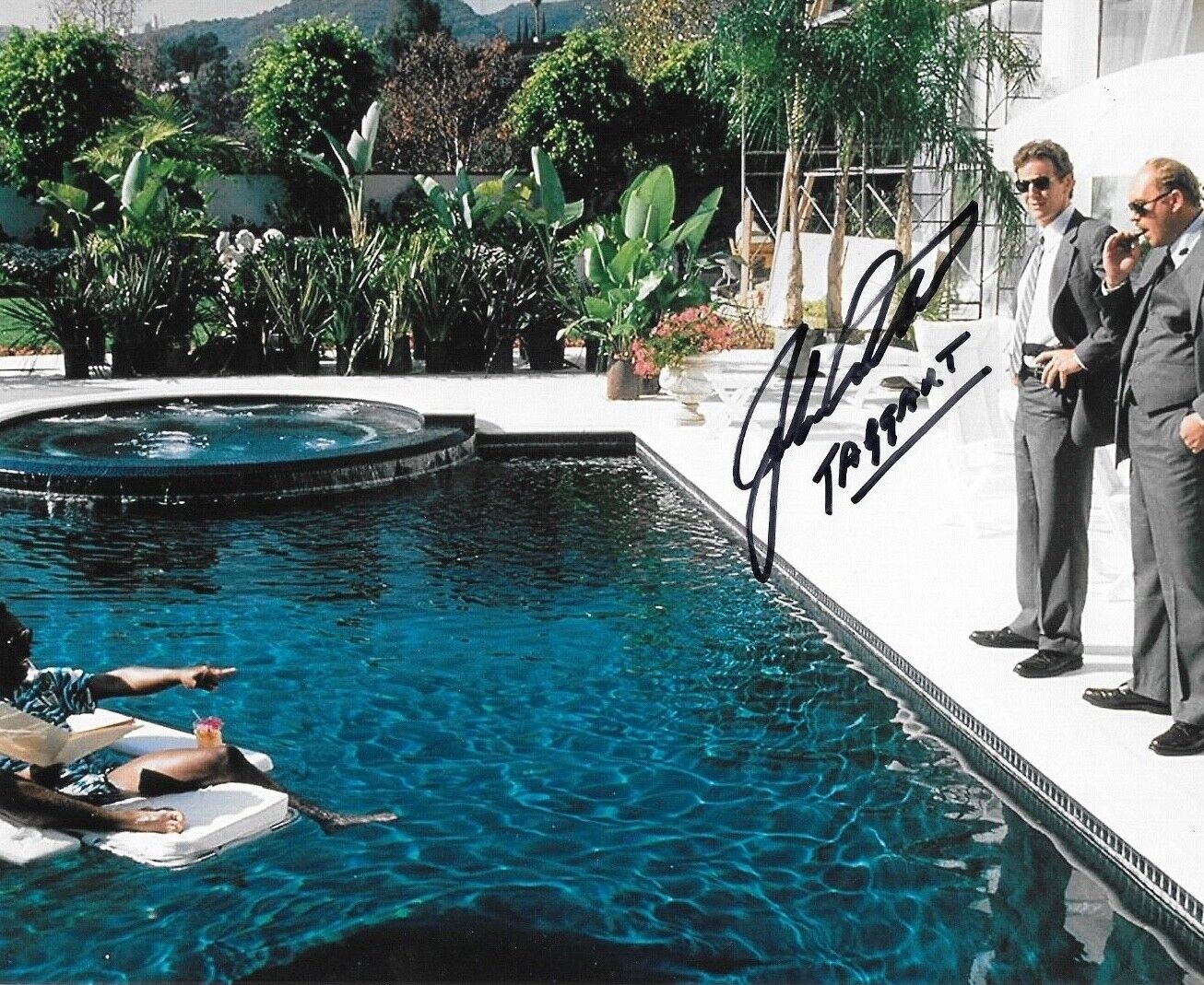 * JOHN ASHTON * signed 8x10 Photo Poster painting * BEVERLY HILLS COP * COA * 1